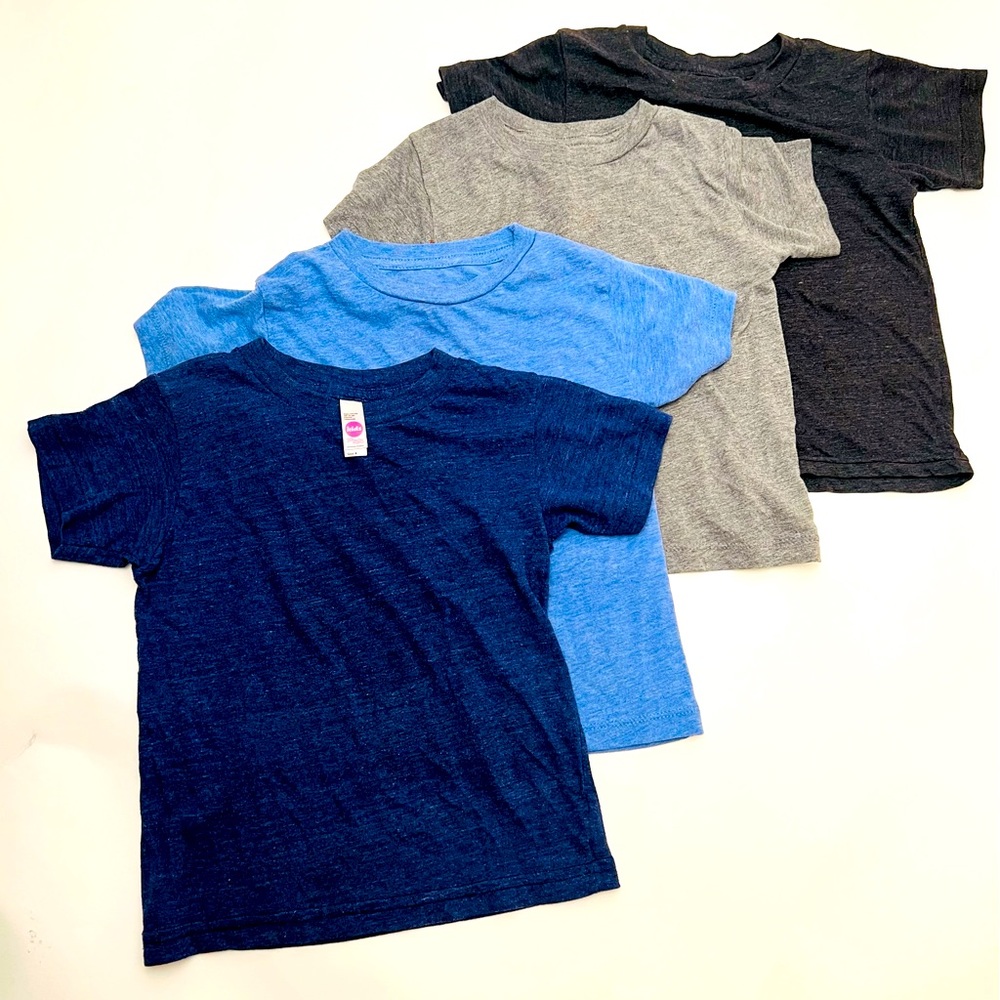 American apparel Basics short sleeve tri-blend T-shirt bundle - (Boys size 4)